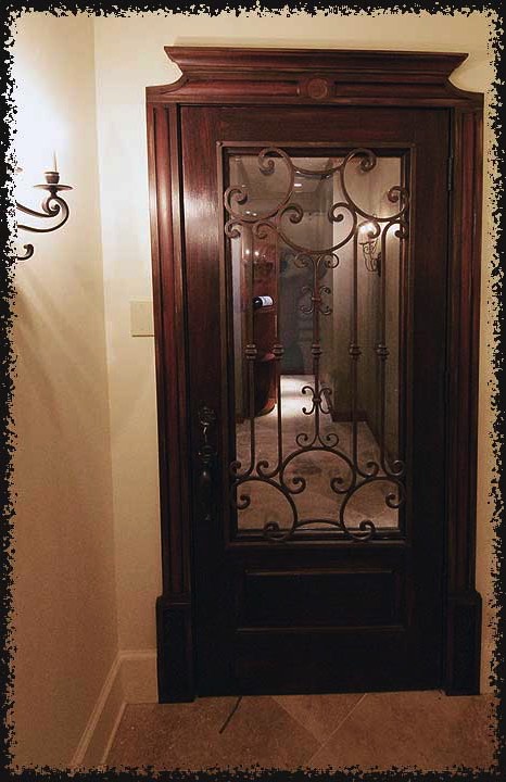 A view into the cellar from the hallway.